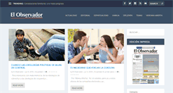Desktop Screenshot of elobservadorenlinea.com