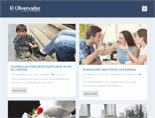 Tablet Screenshot of elobservadorenlinea.com